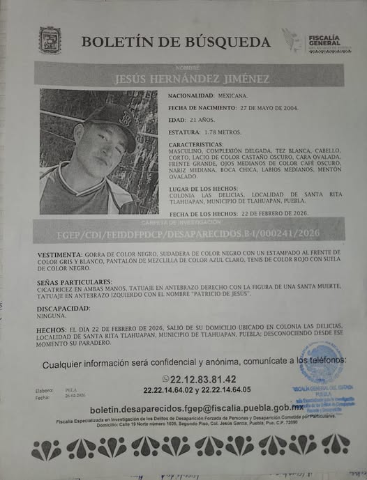 El H. Ayuntamiento de Tlahuapan solicita el apoyo (#224)