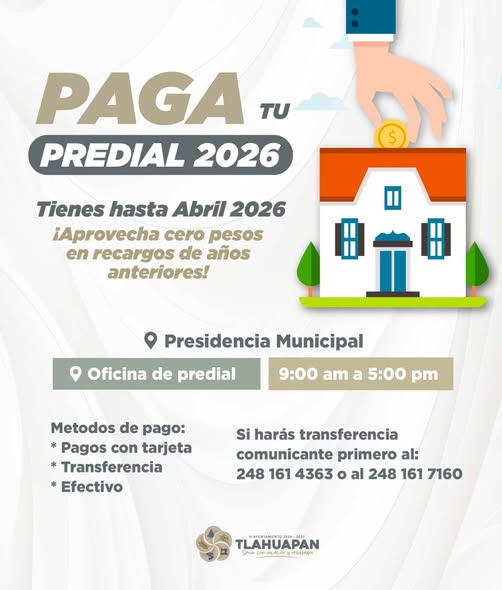 ¡Es el momento de pagar tu Predial 2026! (#233)