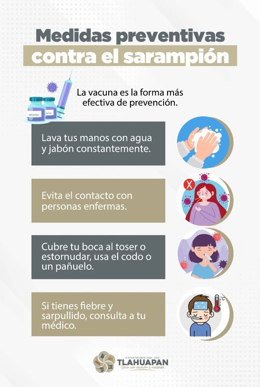 El sarampión es una enfermedad altamente contagios (#281)