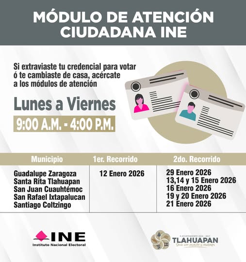 ¡El módulo del INE llega a tu comunidad! (#297)