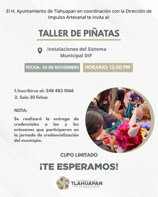 ¡Taller de Piñatas en Tlahuapan! (#364)