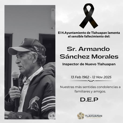 El H. Ayuntamiento de Tlahuapan lamenta profundame (#382)