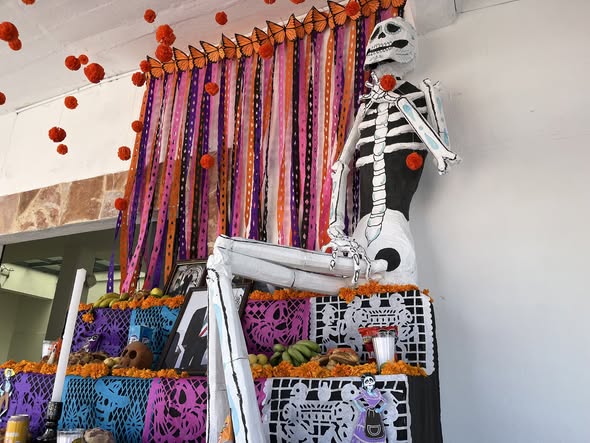 Así luce la ofrenda colocada en el H. Ayuntamiento (#402)
