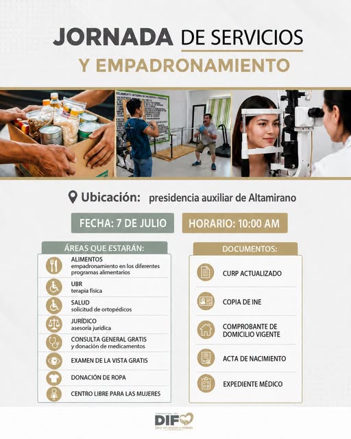 El SMDIF te invitan a la Jornada de Servicios y Em (#45)