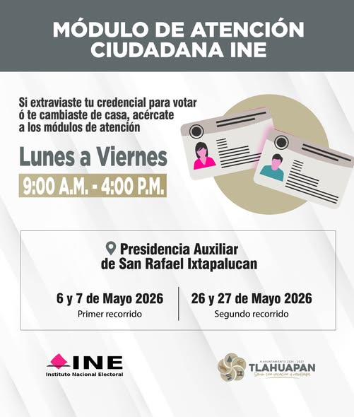 El módulo del INE regresa en su segundo recorrido (#86)